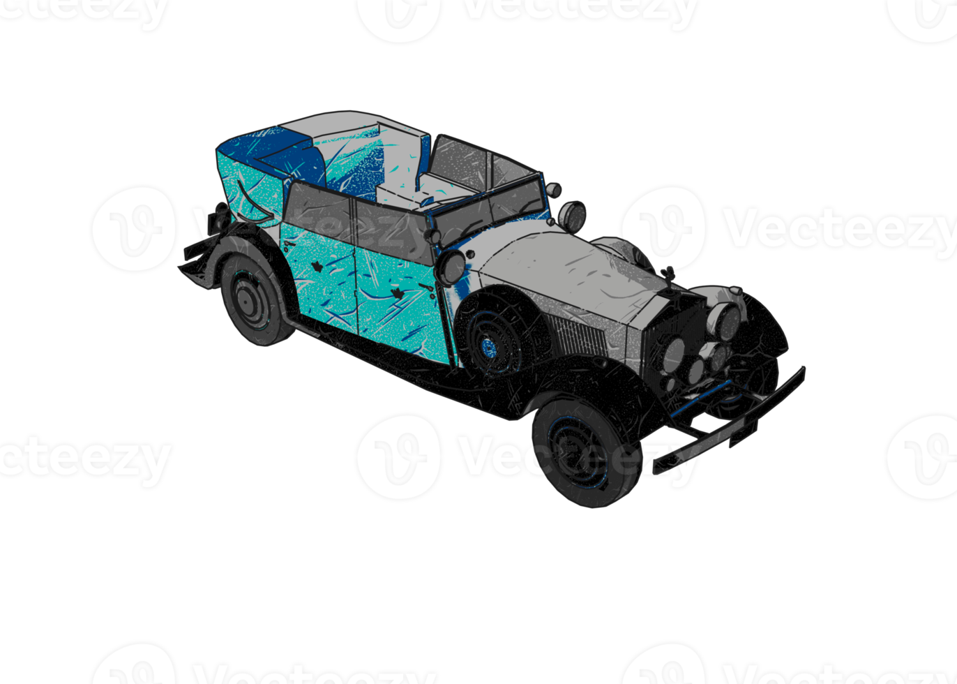 voiture ancienne de style classique png