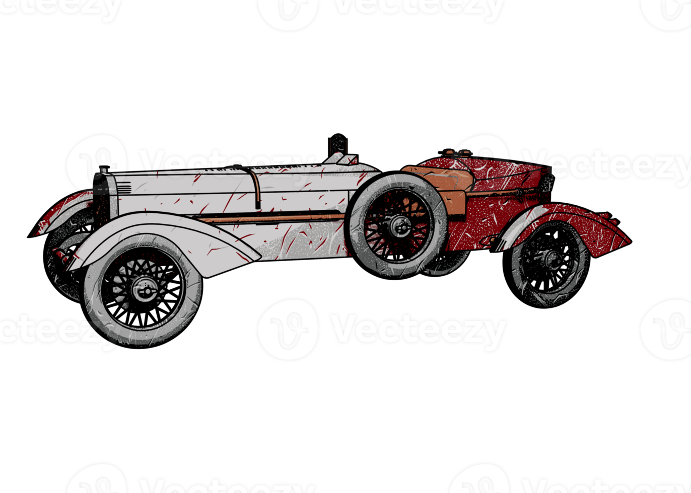 voiture classique de style grunge png