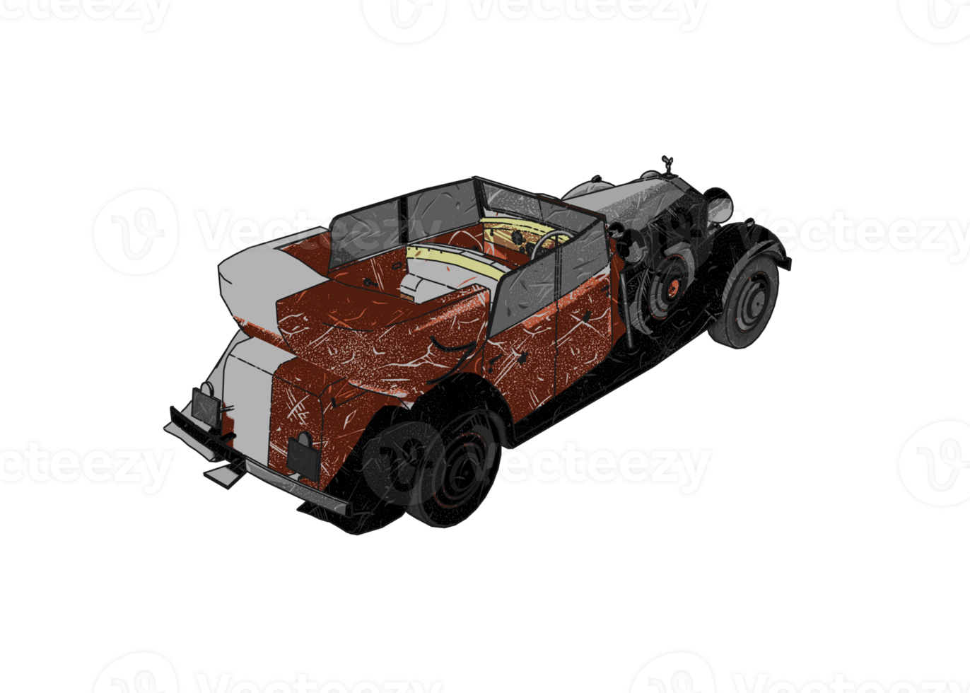 voiture classique de style ancien png