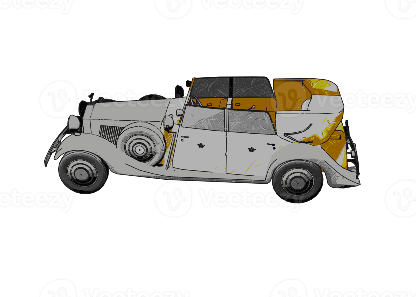 voiture classique de style ancien png