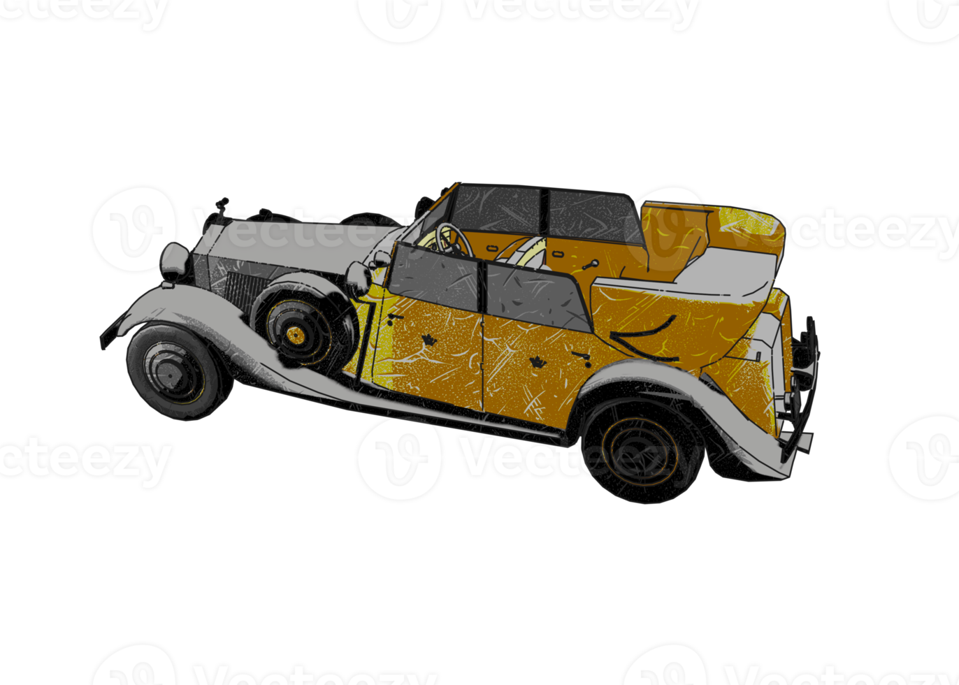 voiture classique de style ancien png