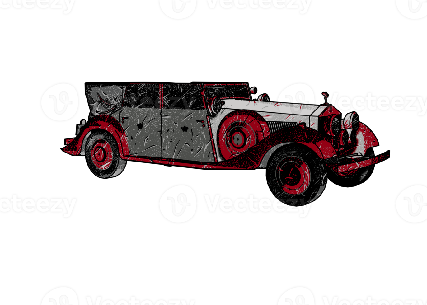 Classic style vintage car png