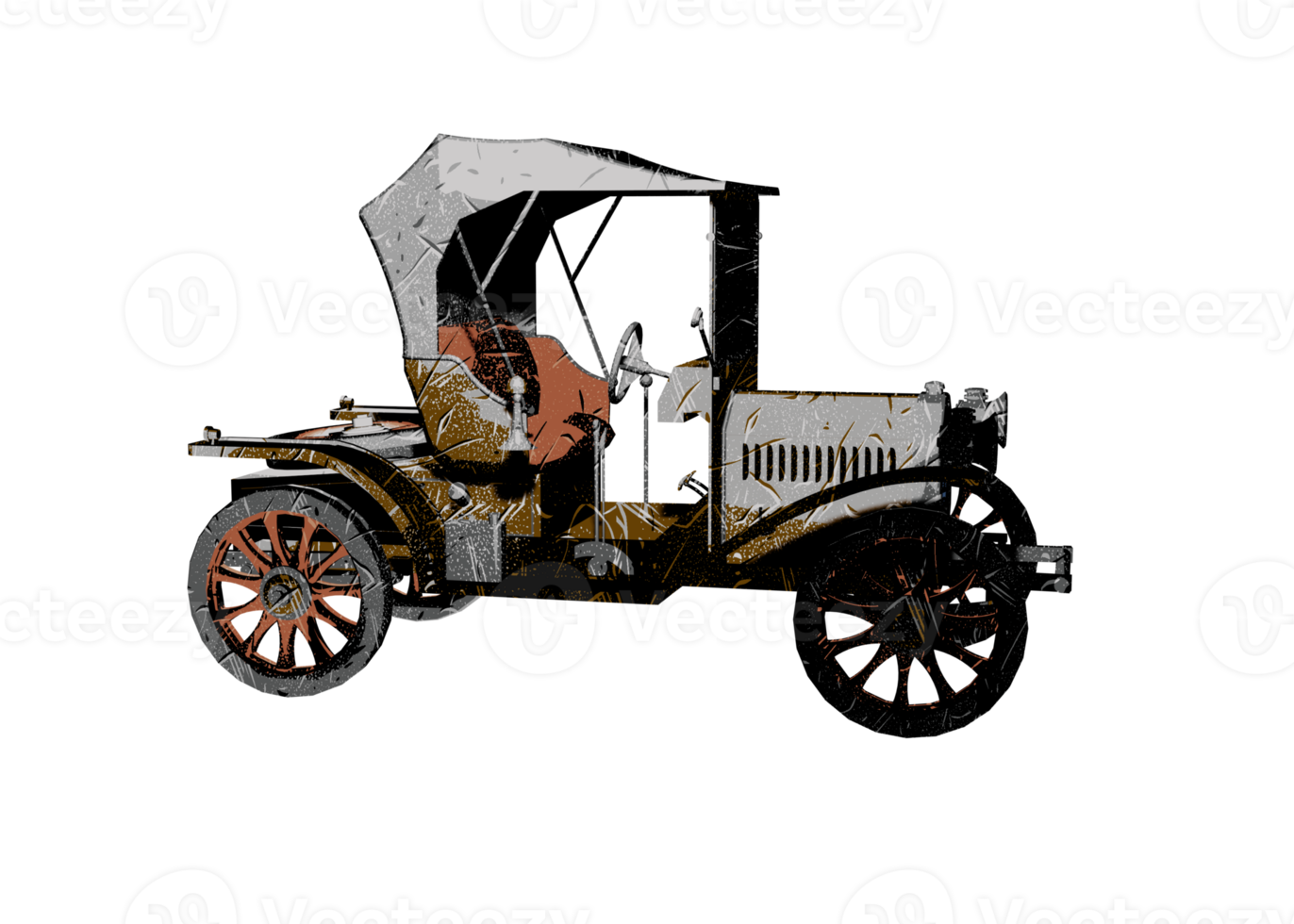 Classic style vintage car png