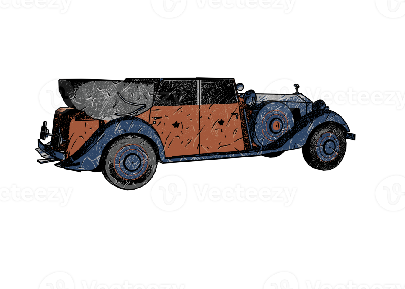 Classic style vintage car png