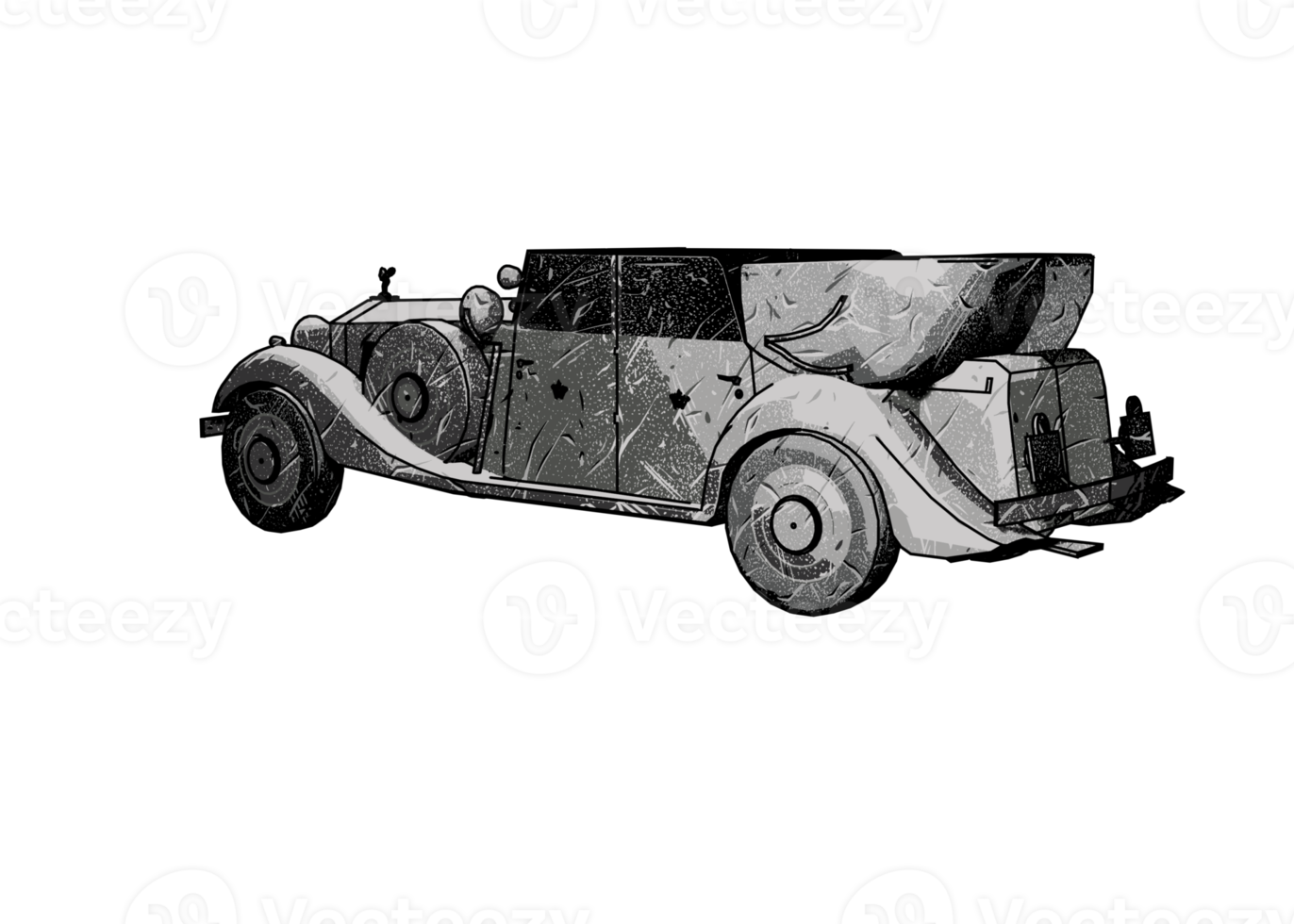 Old style classic car png
