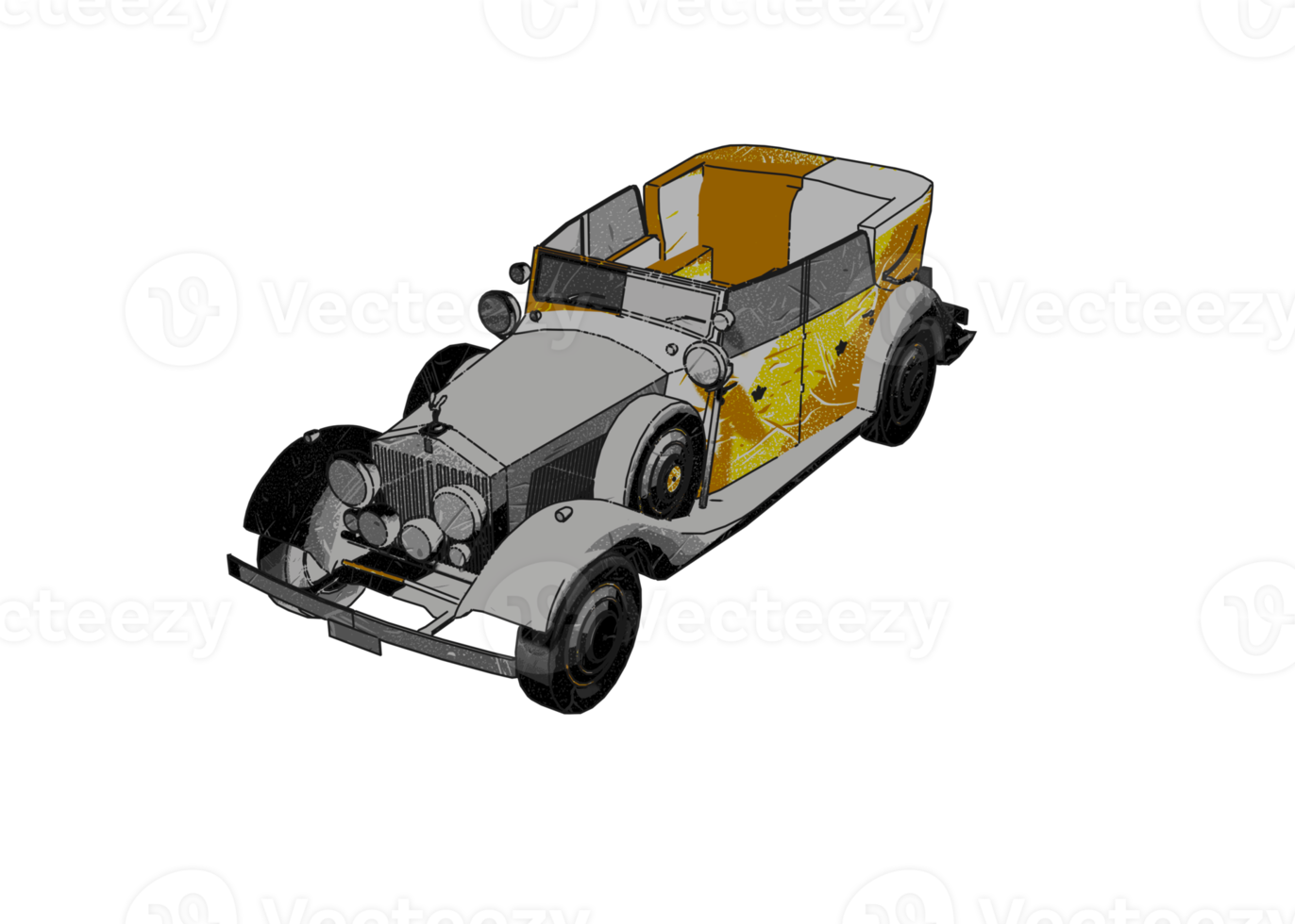 voiture classique de style ancien png