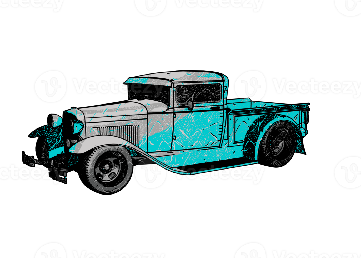 Classic style vintage car png