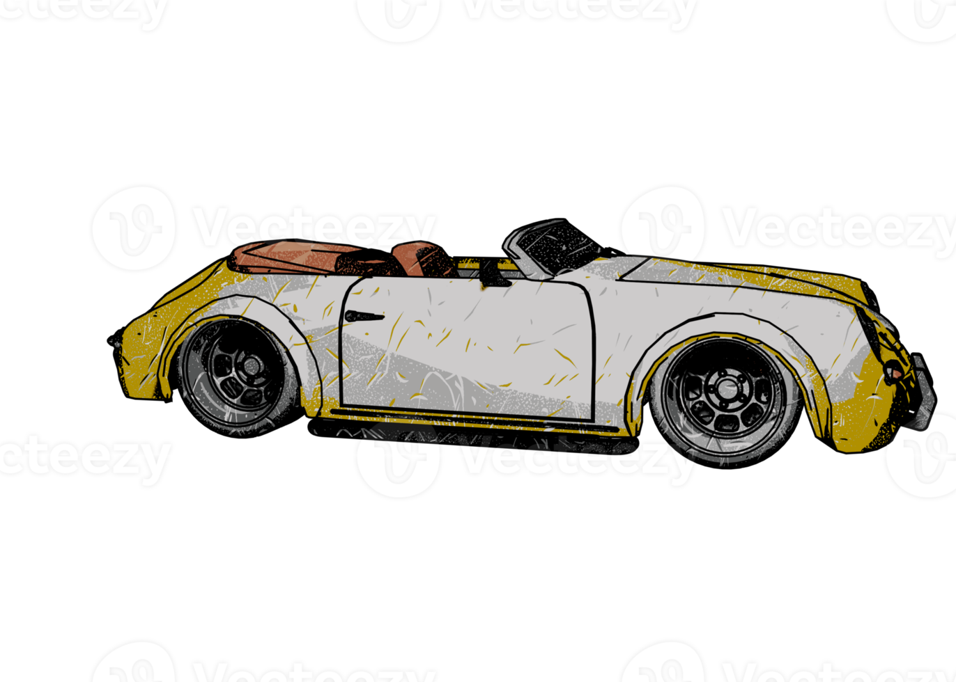 Classic style vintage car png