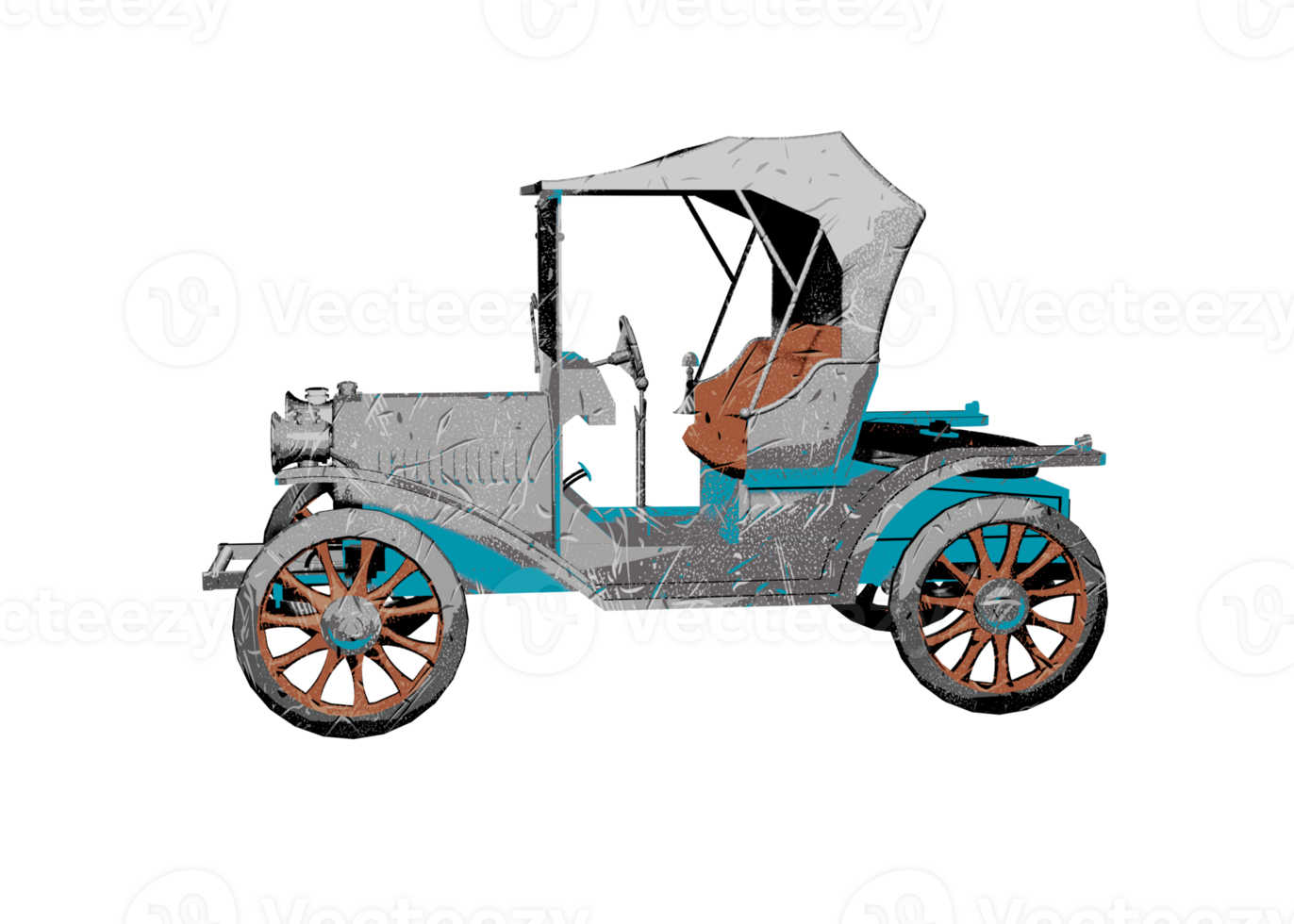 Classic style vintage car png