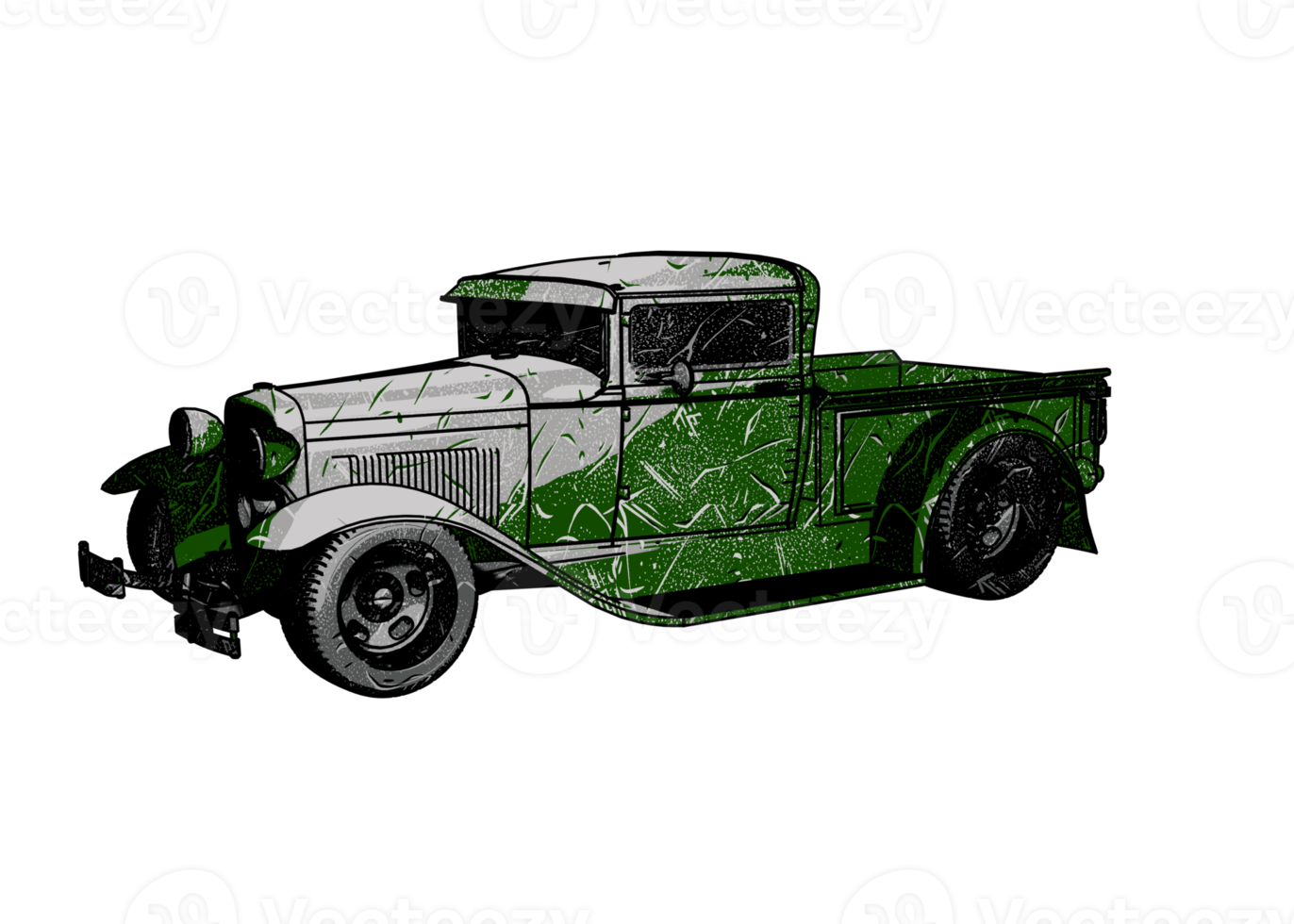 Classic style vintage car png