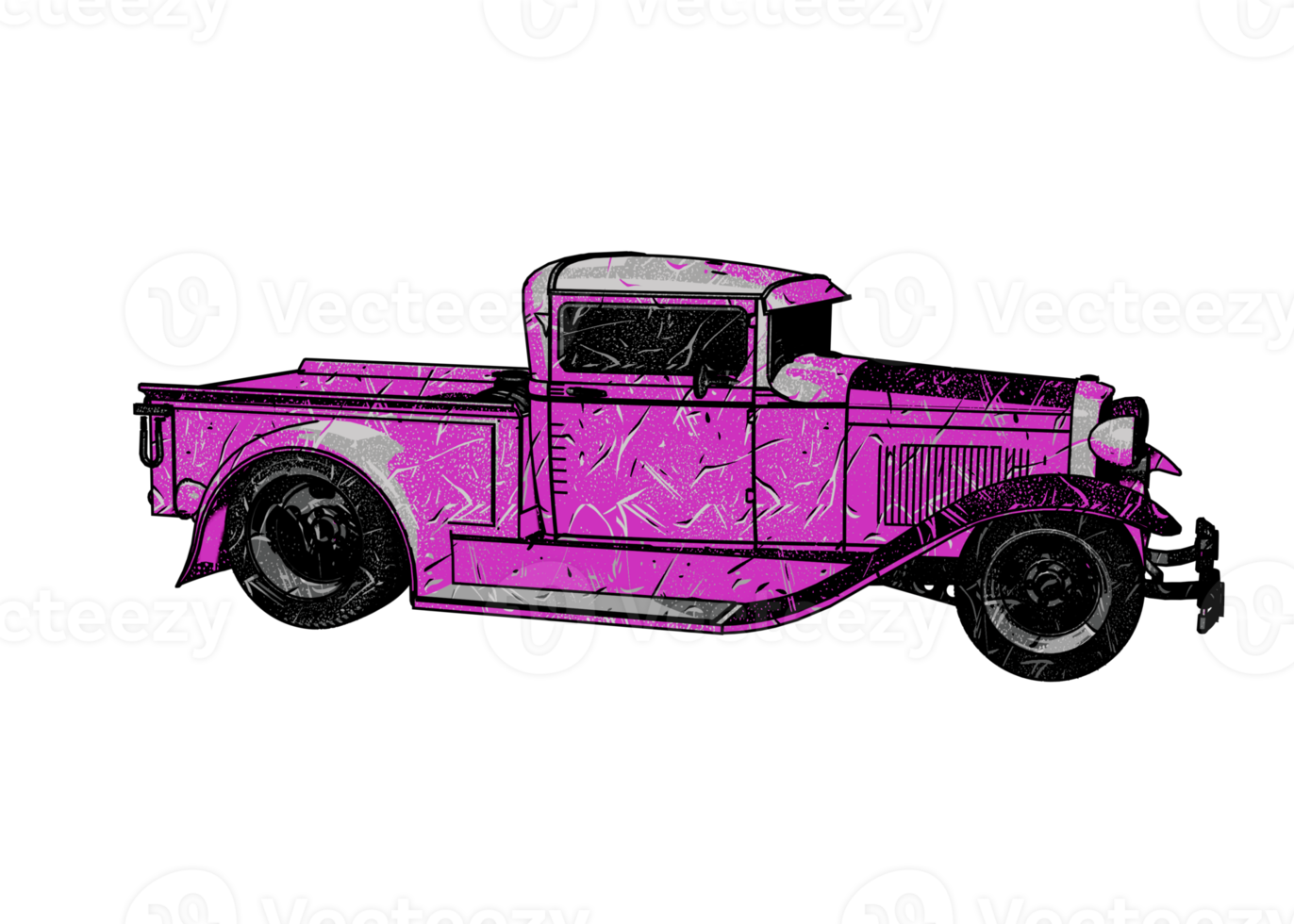 carro clássico estilo grunge png