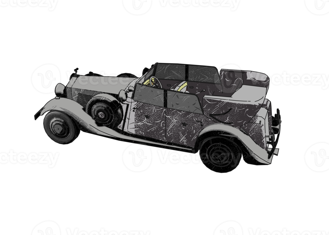 Classic style vintage car png