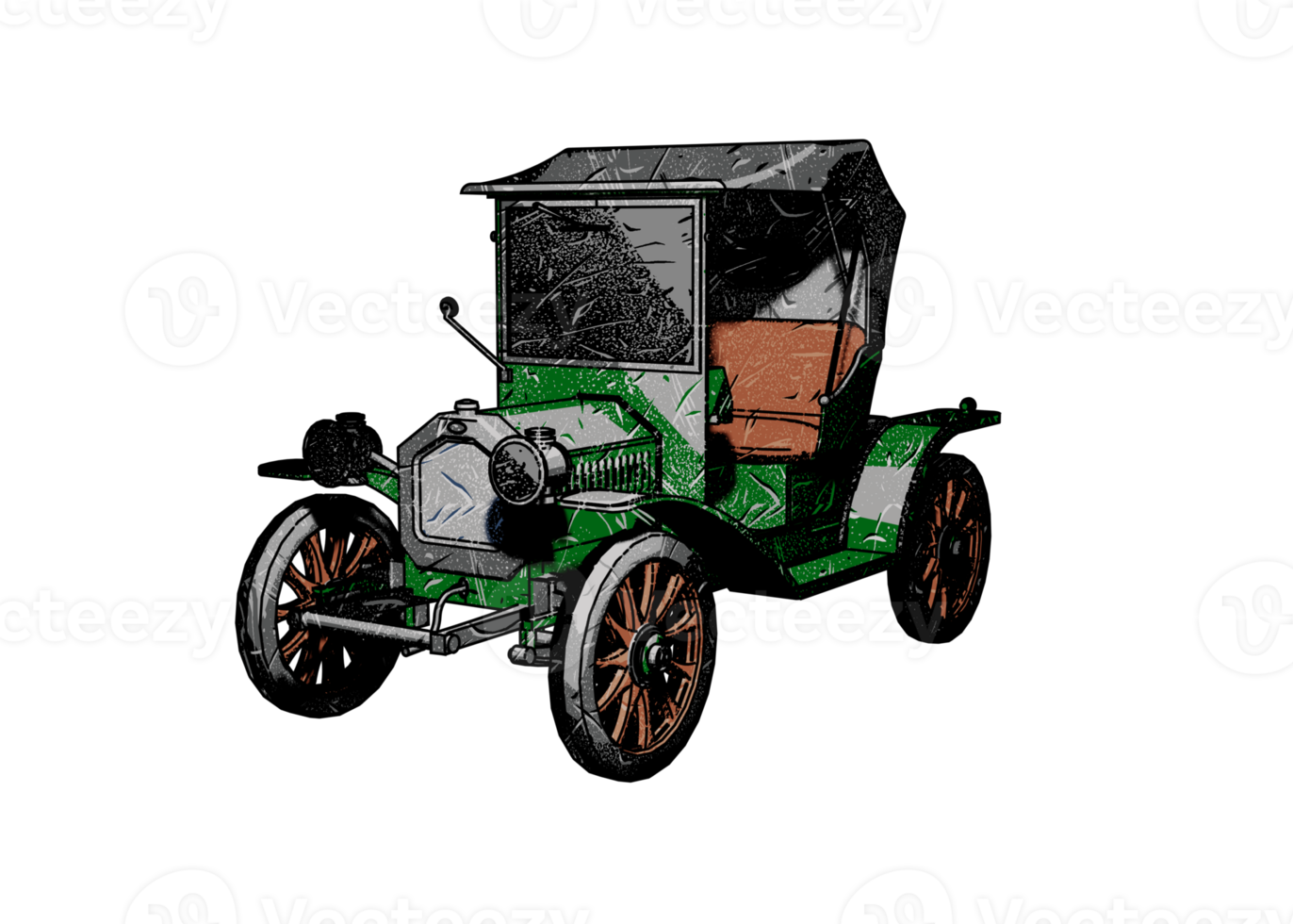 coche de época de estilo clásico png