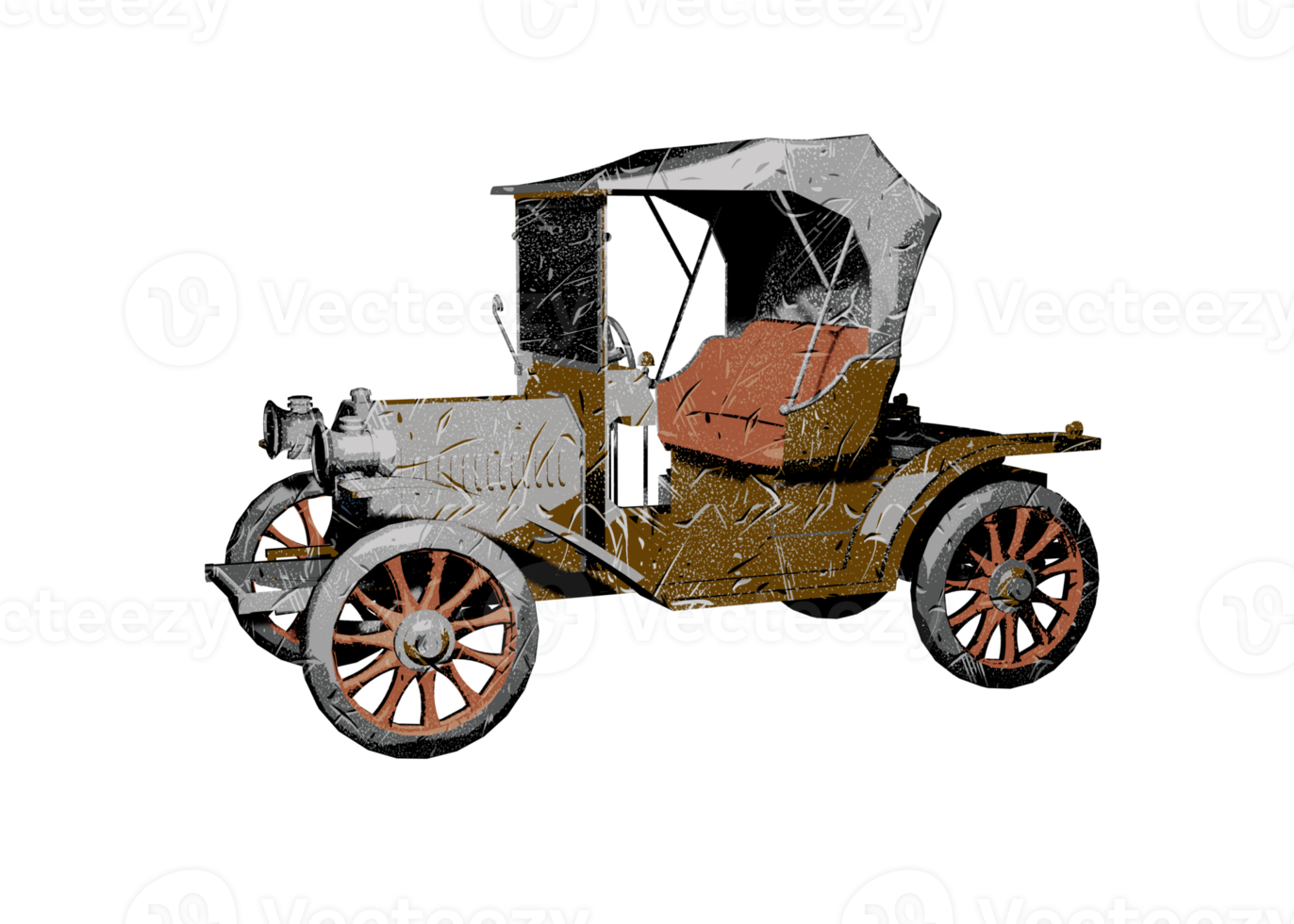 Old style classic car png