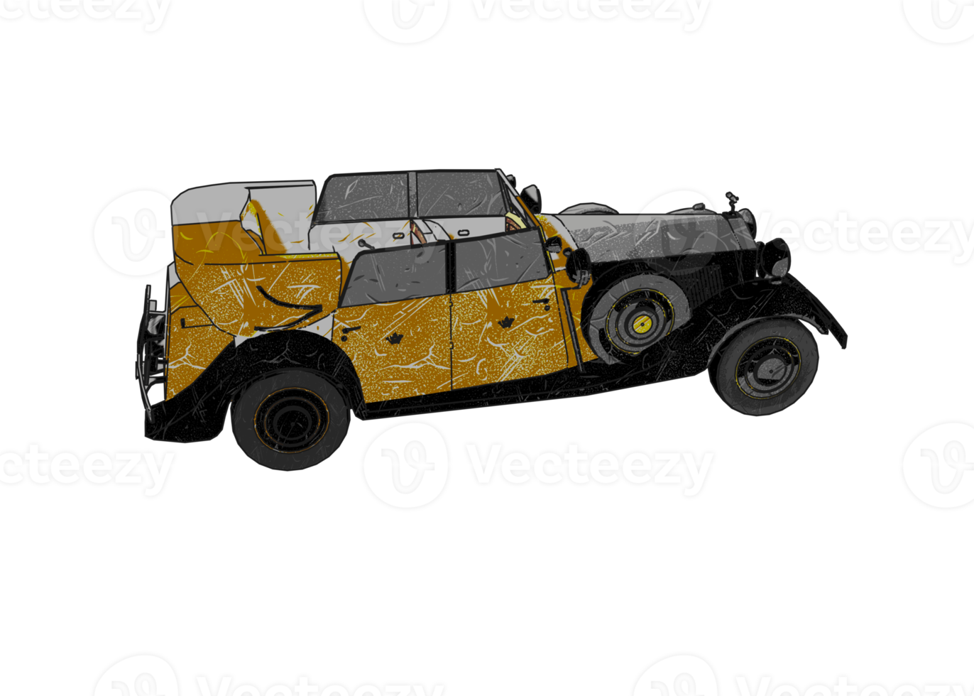 voiture classique de style ancien png