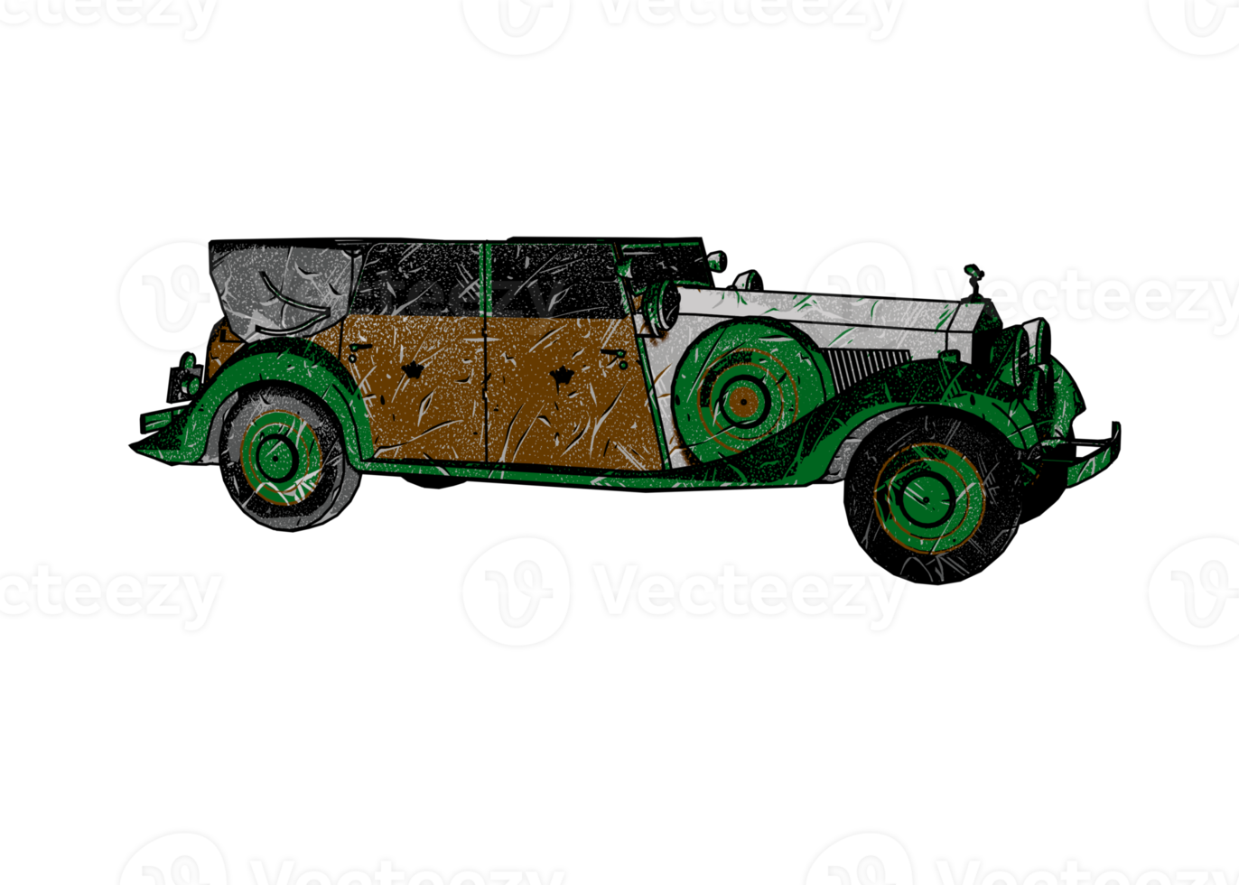 Old style classic car png