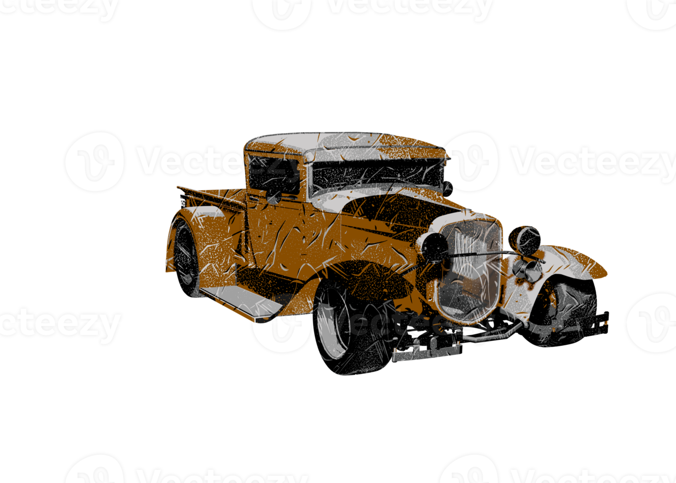 Classic style vintage car png