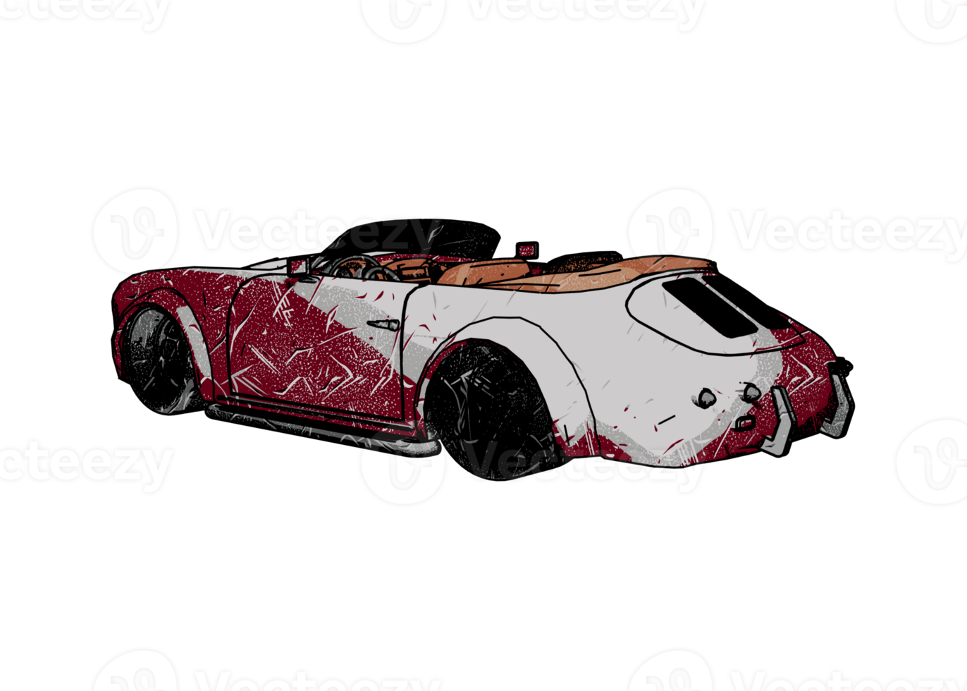 Classic style vintage car png