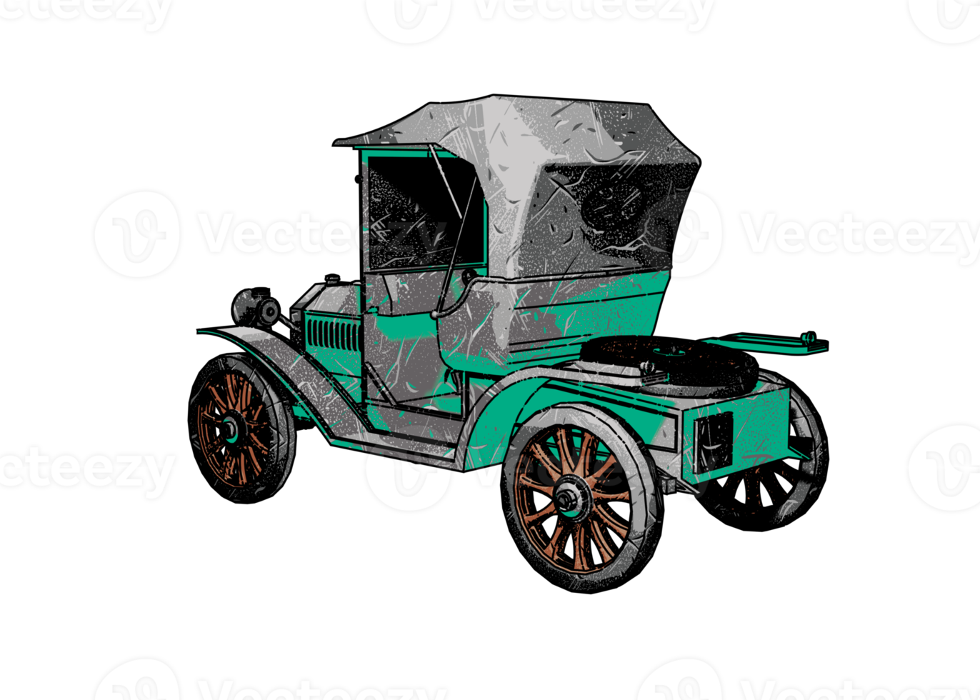 voiture classique de style ancien png