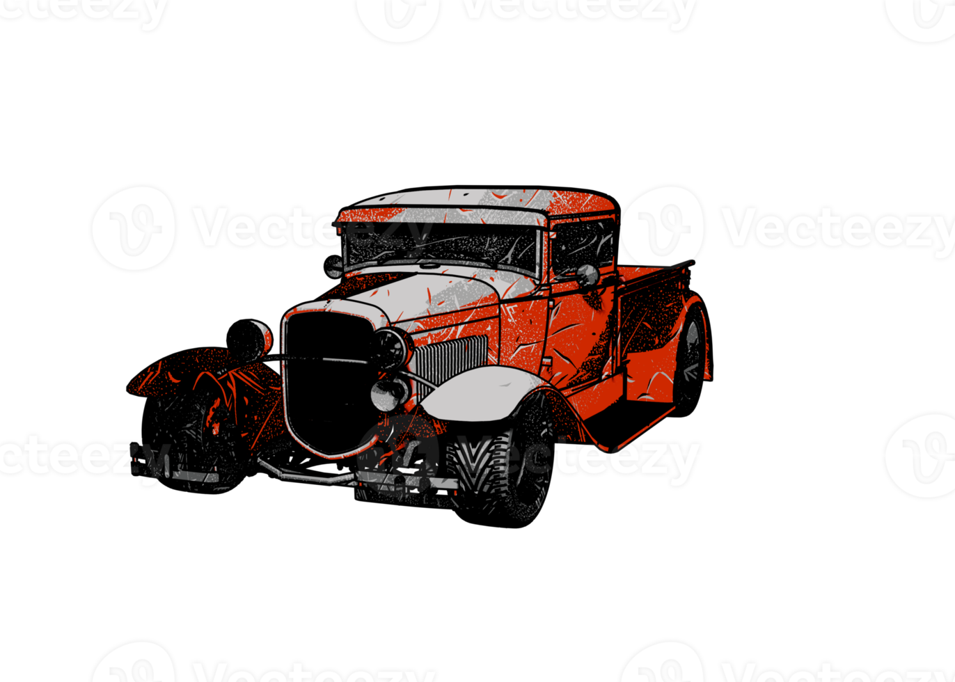 Classic style vintage car png