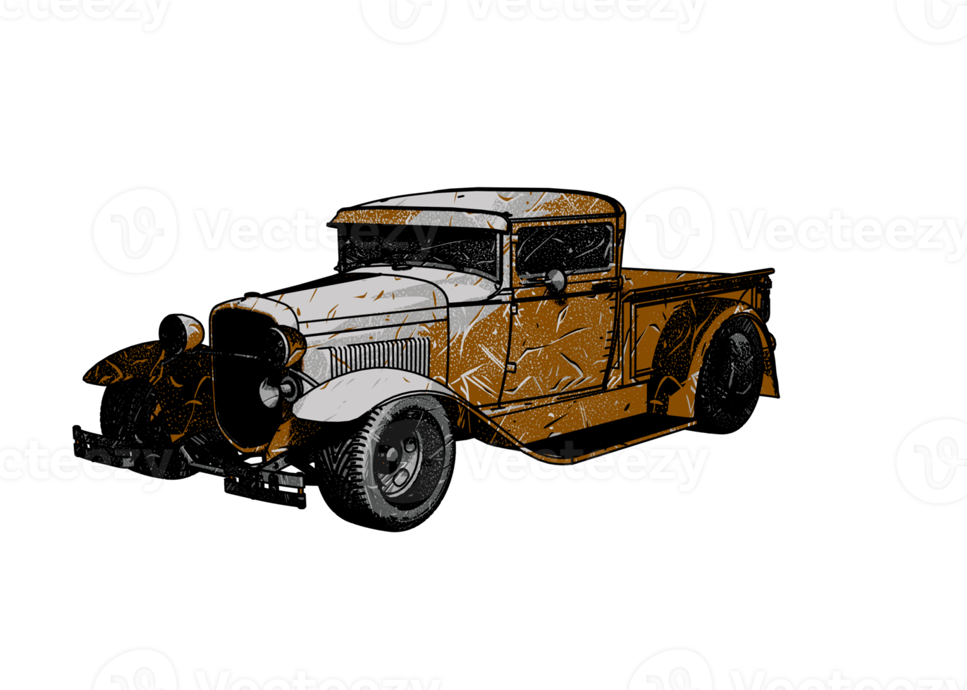 Classic style vintage car png