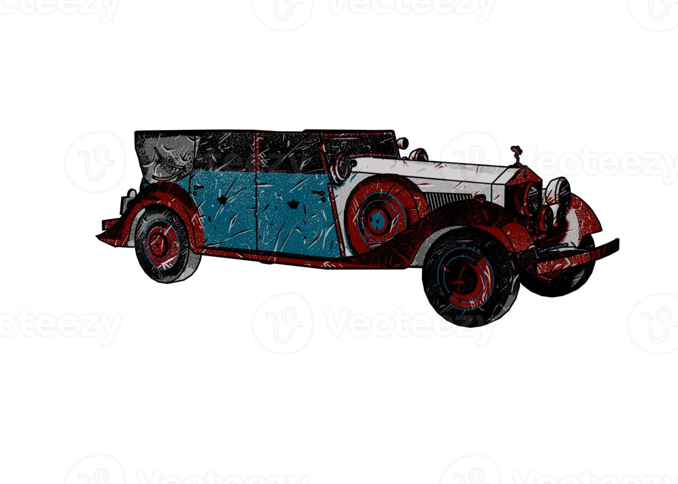 Classic style vintage car png