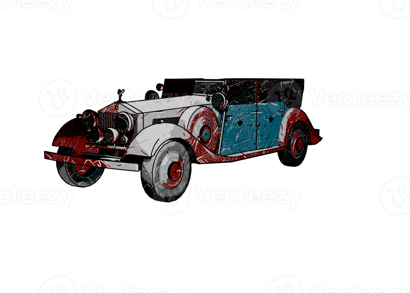 Classic style vintage car png