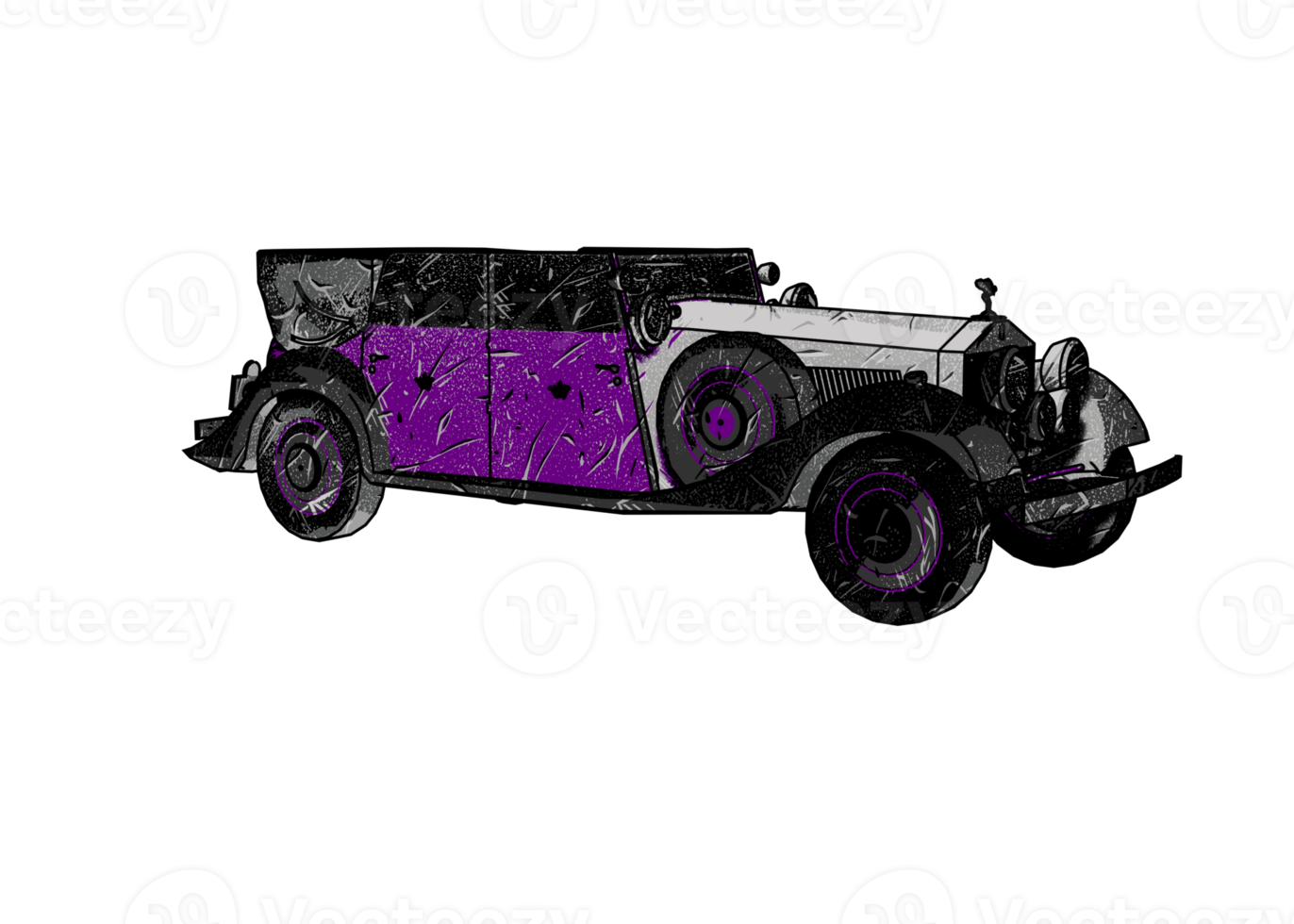 Old style classic car png