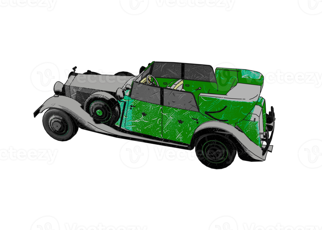 voiture classique de style ancien png