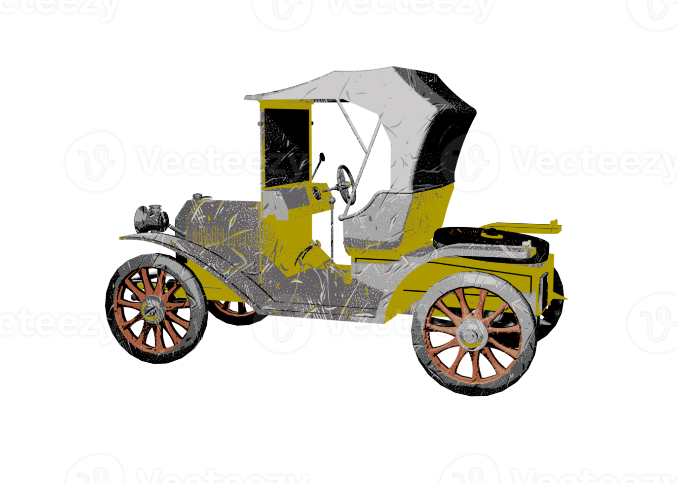 Classic style vintage car png