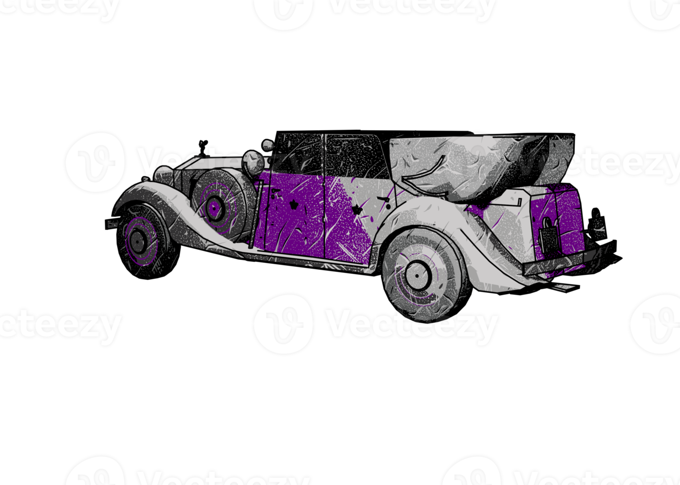 Old style classic car png