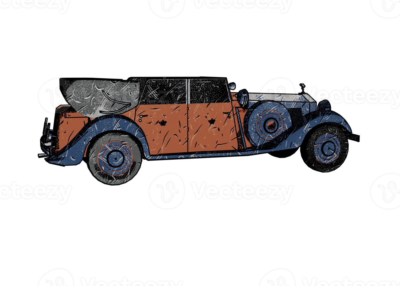 Classic style vintage car png