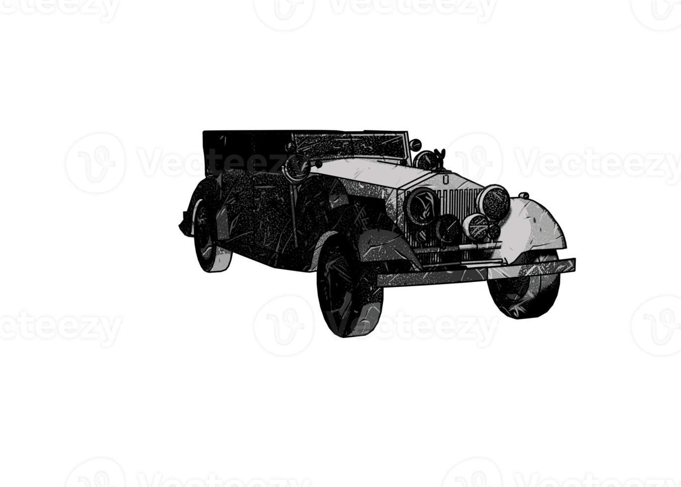 voiture classique de style ancien png