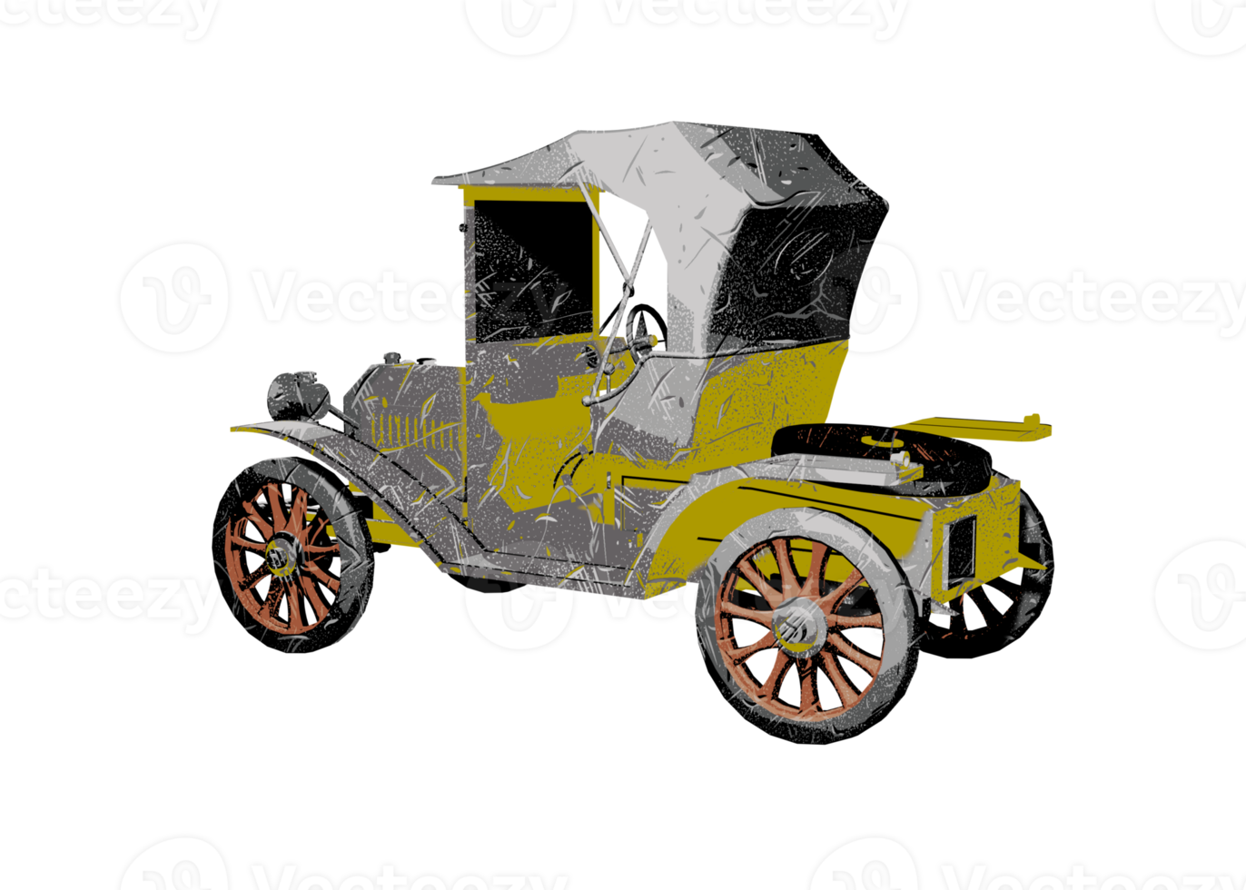 Classic style vintage car png