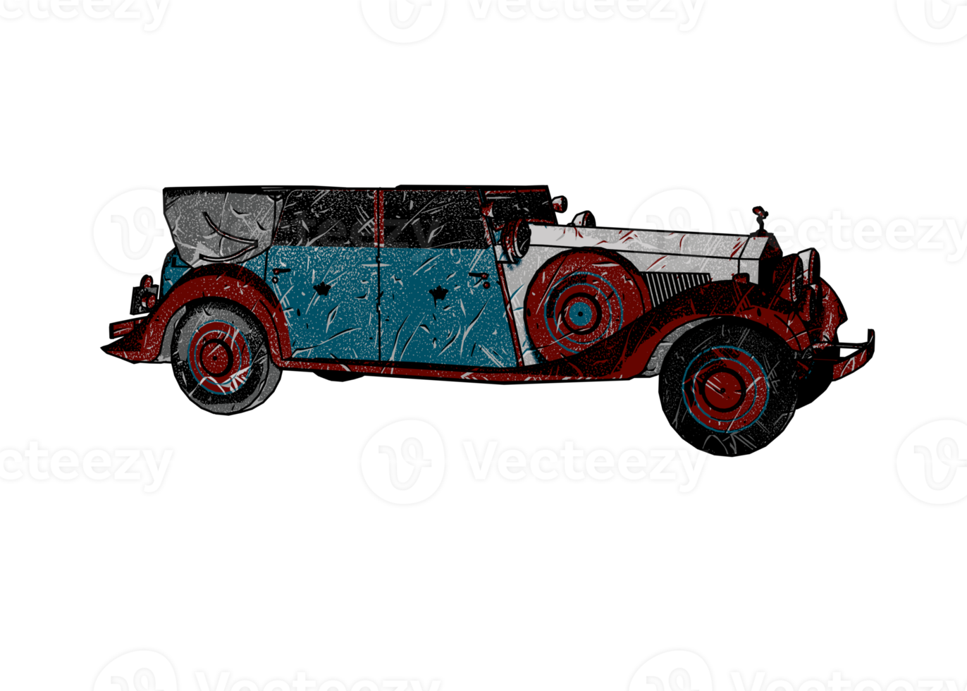 Classic style vintage car png