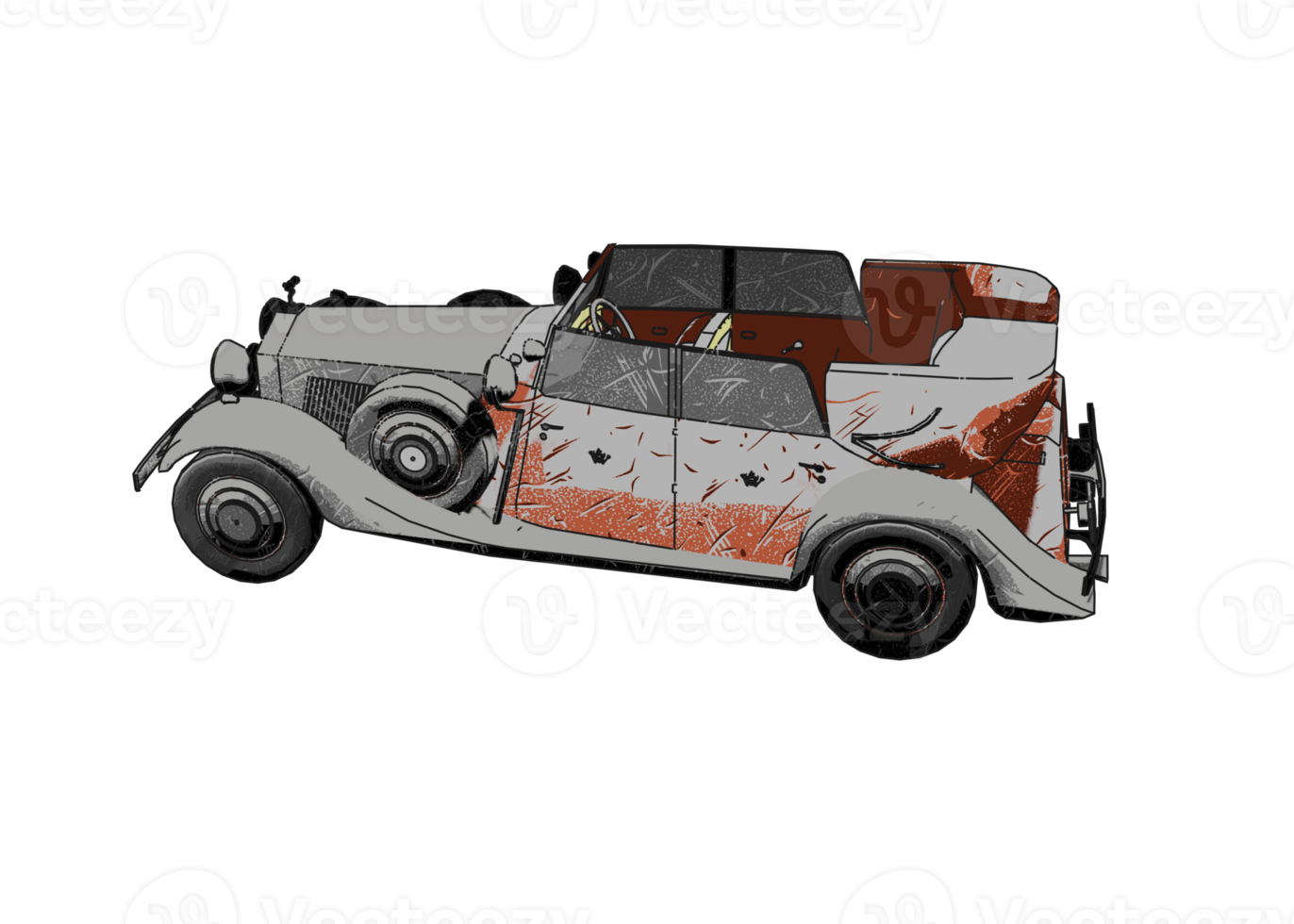 Old style classic car png