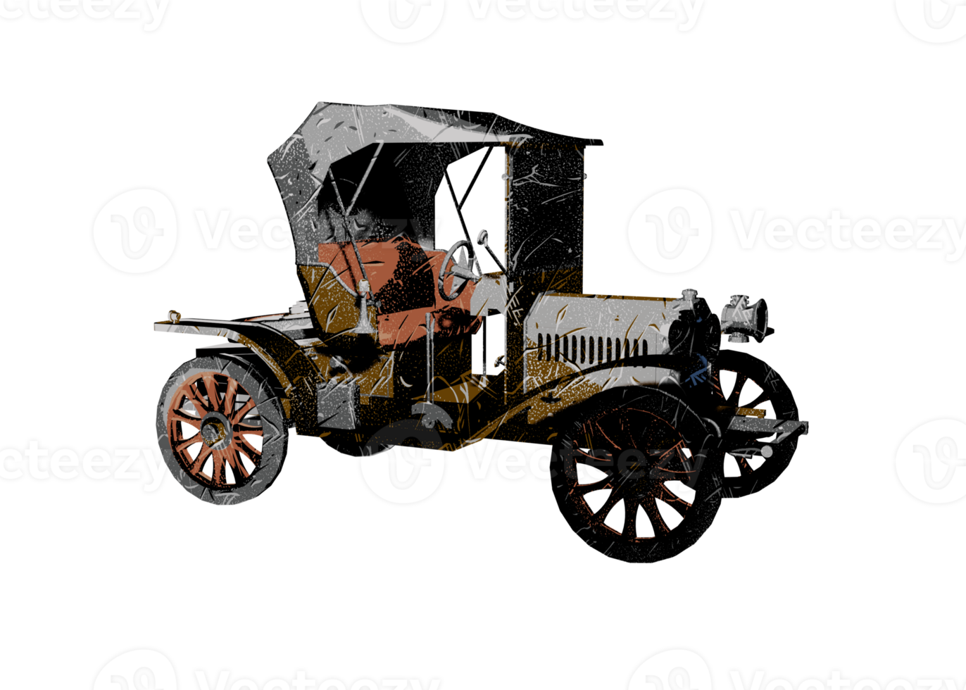 voiture classique de style ancien png