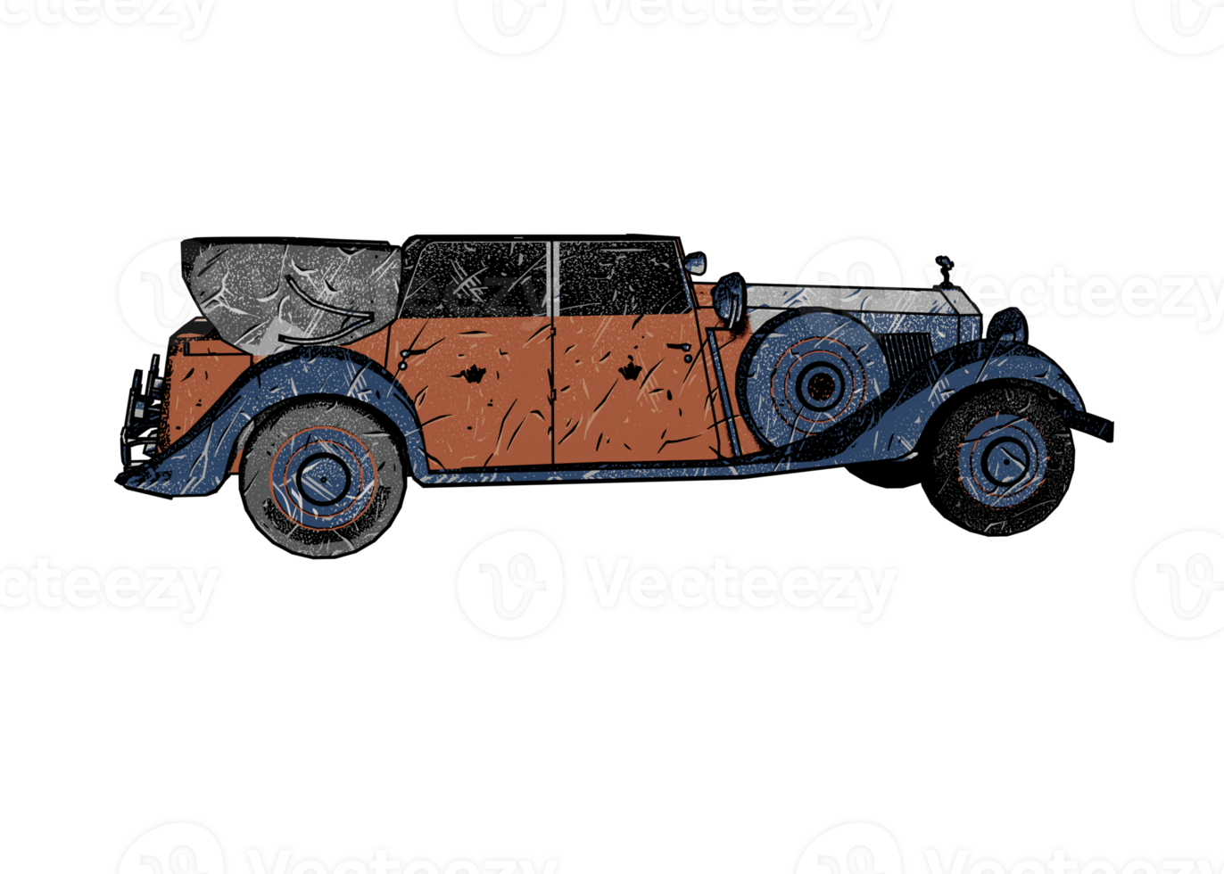 Classic style vintage car png