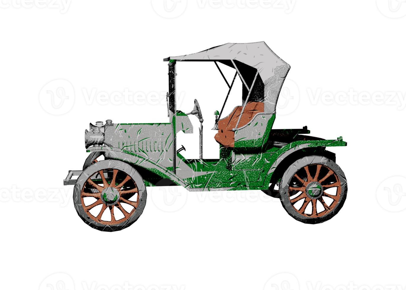 Classic style vintage car png