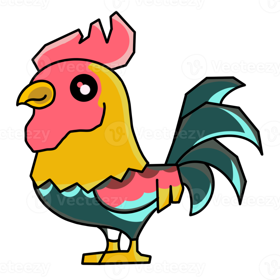The Cute Rooster png