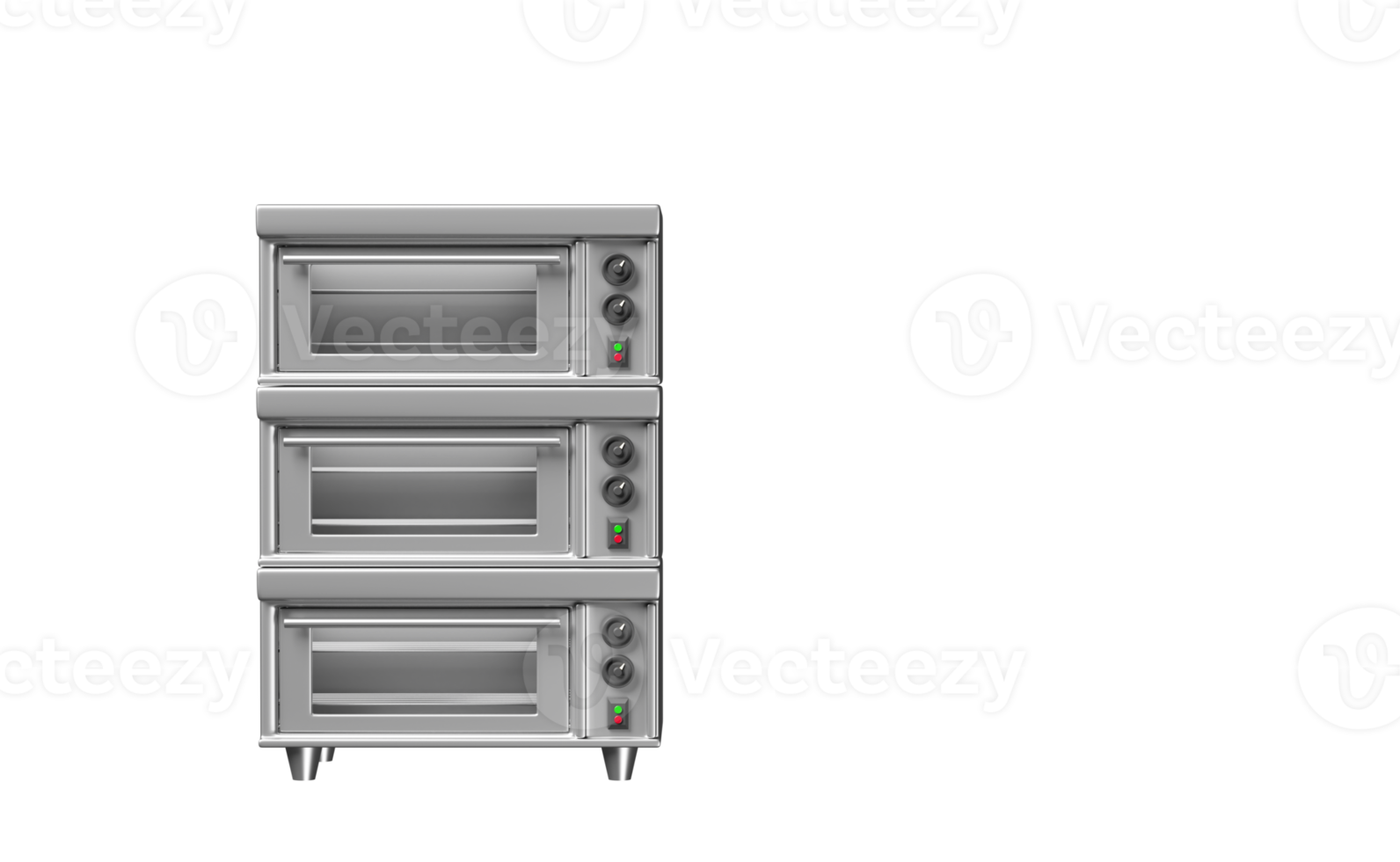 3d elektrisch oven voor restaurant keuken geïsoleerd. modern industrieel keuken met uitrusting concept, 3d geven illustratie png