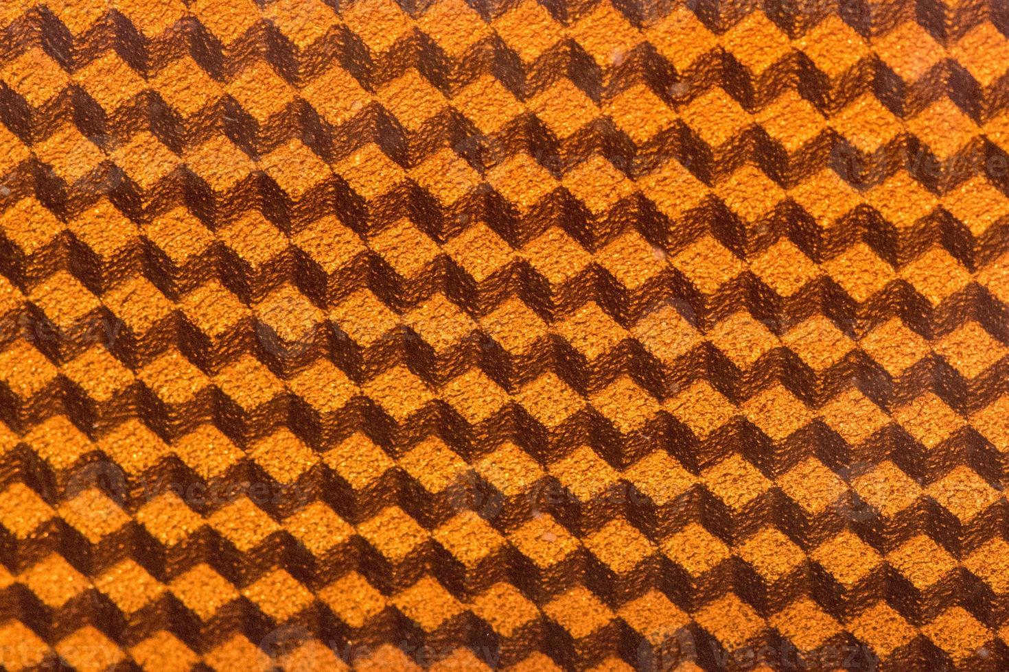 orange 3d cube reflecting panel detail photo