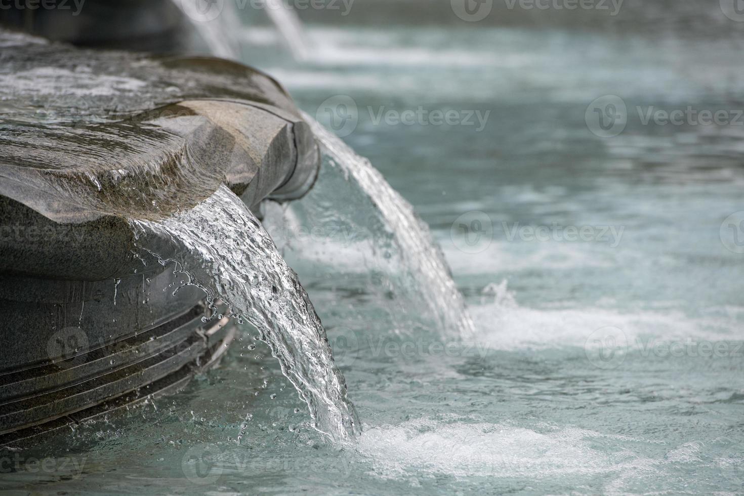 fresh water fountain detail close up view photo