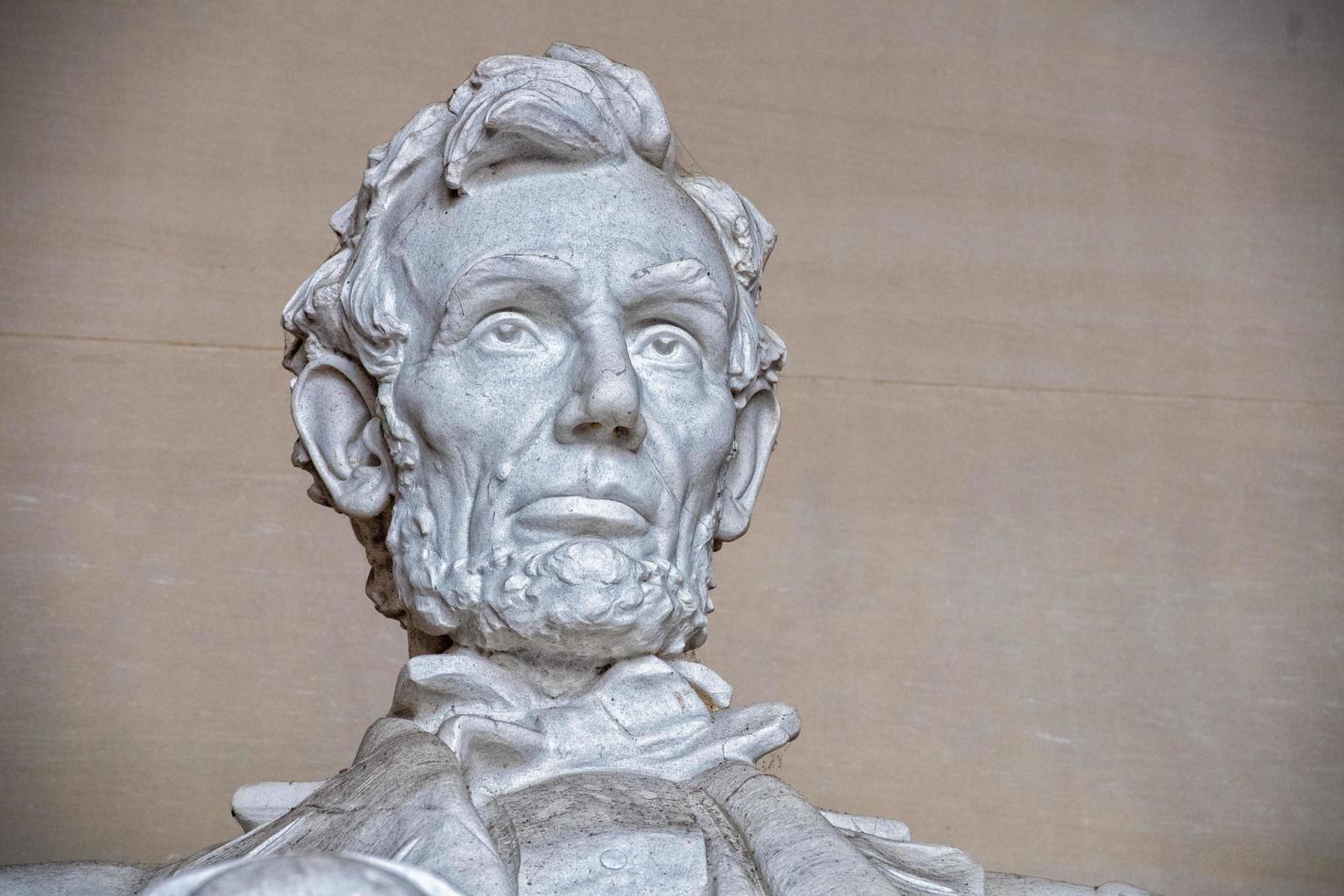 WASHINGTON, USA - JUNE 24 2016 - Lincoln statue at Memorial in Washington DC photo