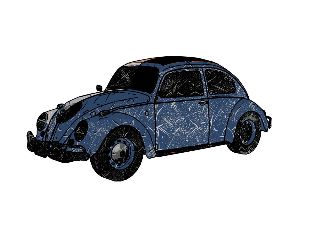 Classic style vintage car png