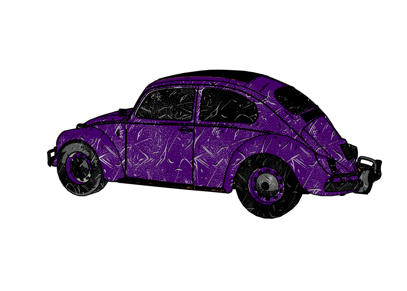 coche clásico de estilo antiguo png