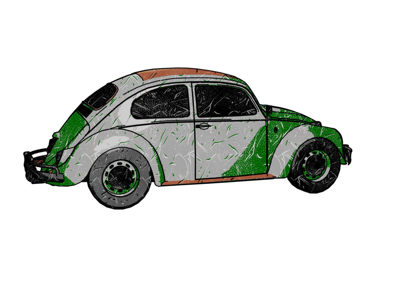 coche clásico de estilo antiguo png