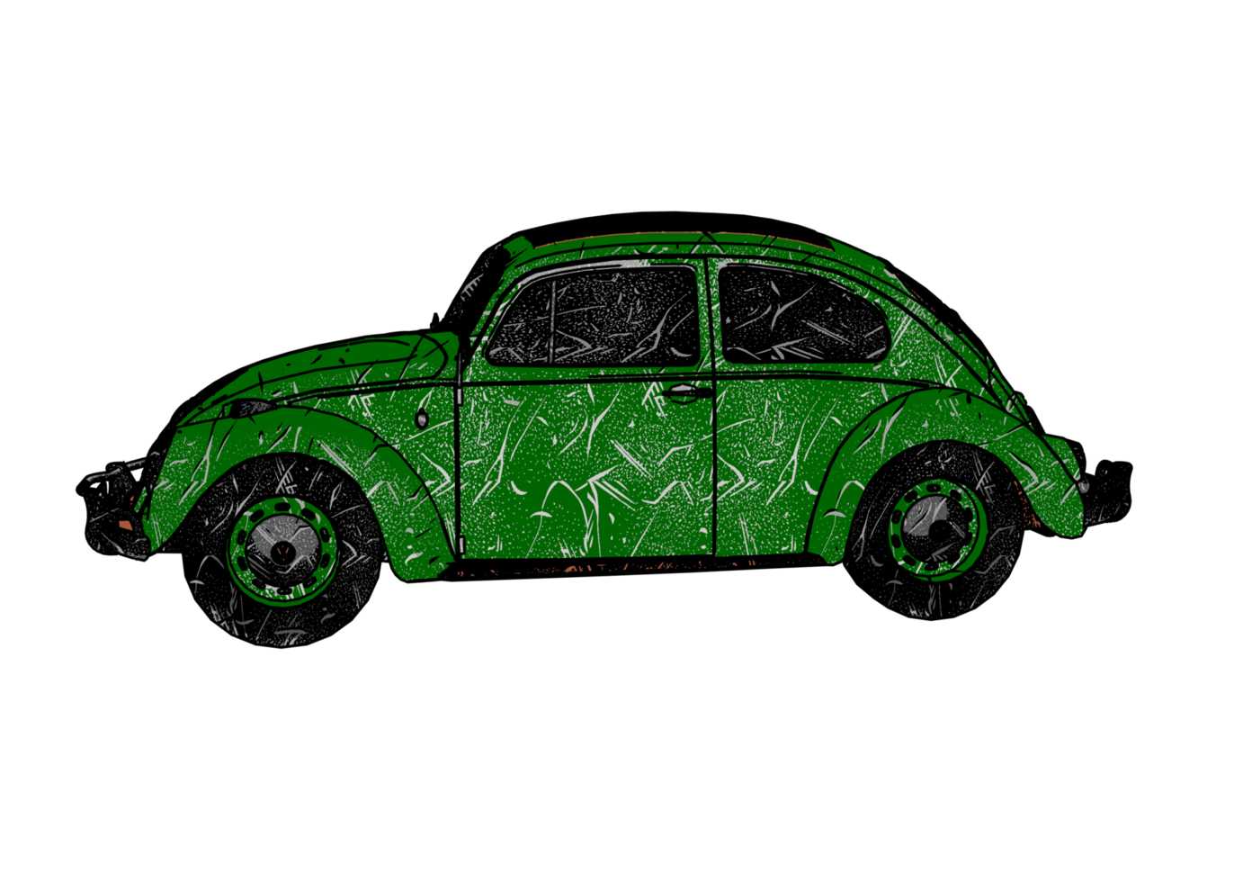 coche clásico de estilo antiguo png