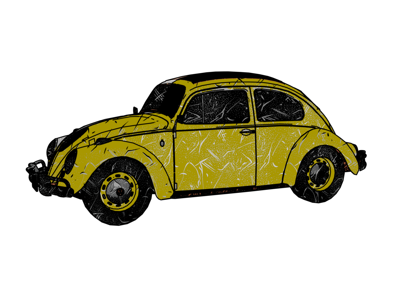 coche clásico de estilo antiguo png