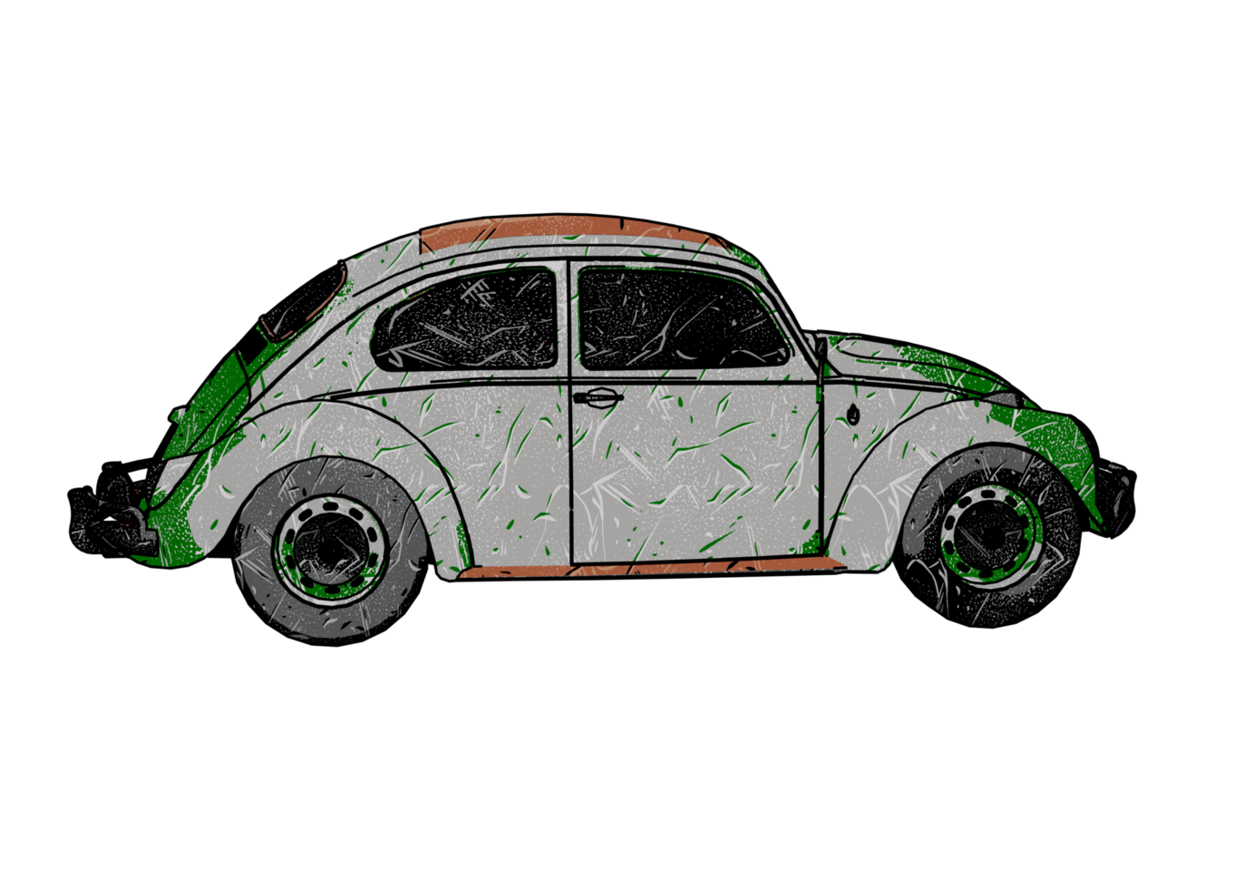 coche clásico de estilo antiguo png